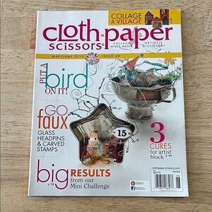 Cloth Paper Scissors Magazine May/June 2013